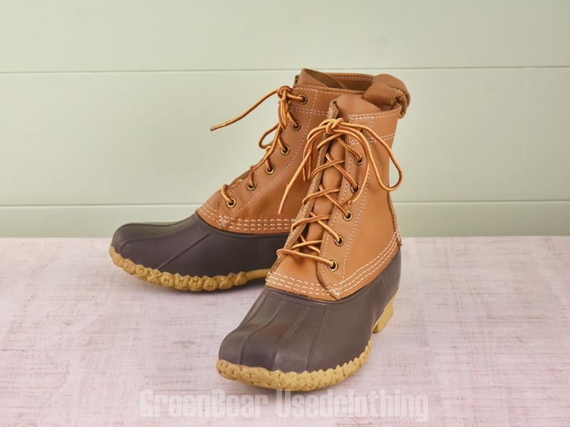 E733 USA製 L.L.Bean ビーンブーツ 茶 レディース 7M 24cm