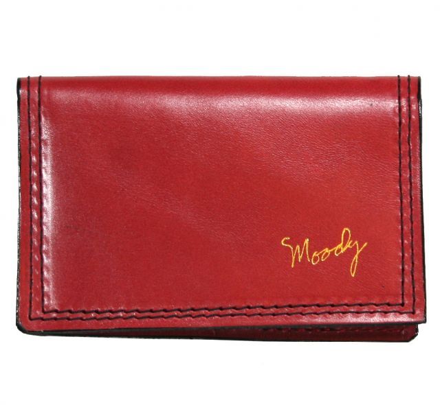 [Moody Leather] Leather Wallet (Ruby Red / Black) - ムーディー・レザー・ウォレット