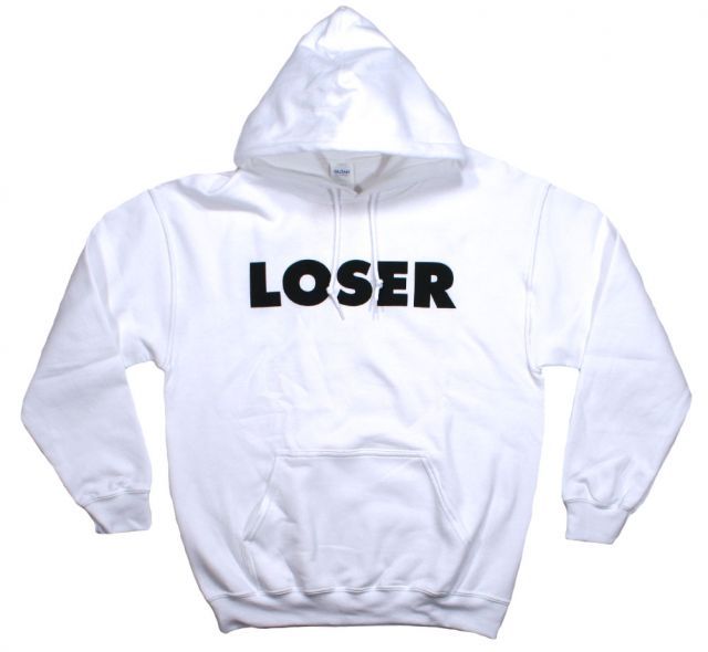 Sub Pop Records / Loser Pullover Hoodie (White) - サブ ポップ レコーズ フード パーカ