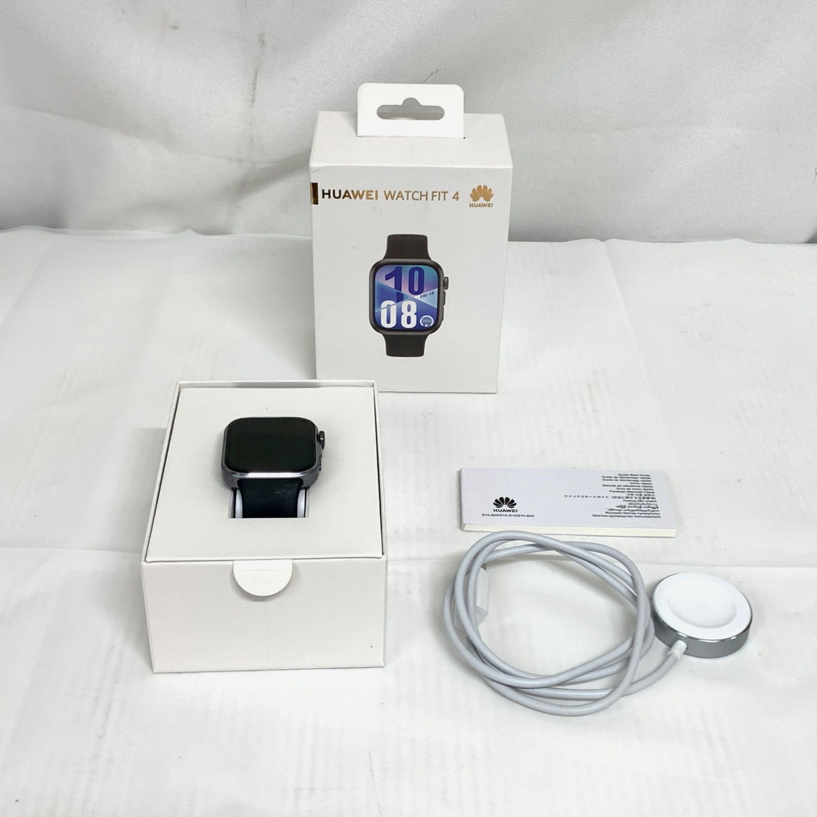 【中古】HUAWAYファーウェイ　WATCH FIT4 スマートウォッチ　SYA-B09 店舗併売品　　　M80609-1