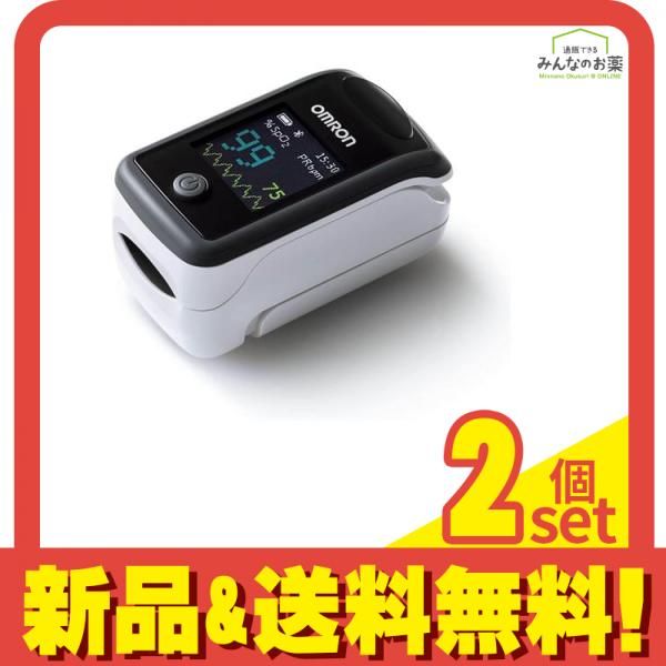 OMRON オムロン パルスオキシメータ 1台入 (HPO-300T) 2個セット まとめ売り
