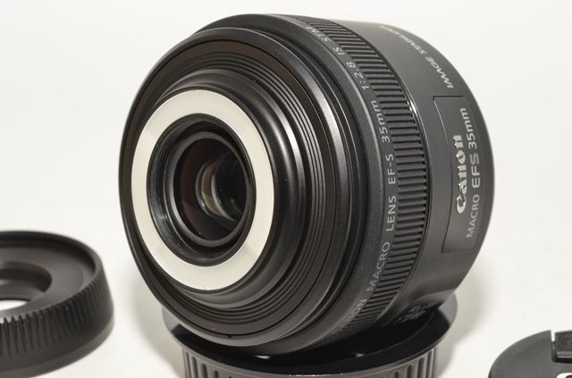 極上品】 Canon キヤノン 単焦点マクロレンズ EF-S35mm F2.8 マクロ IS