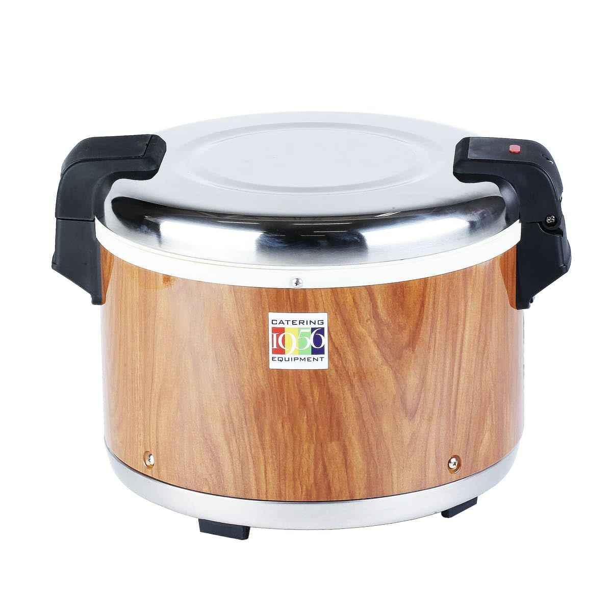 Thunder Group 保温ジャー 3.3升 6L 電子ジャー 保温専用 ご飯 フッ素加工 木目調 業務用 SEJ18000JJJu