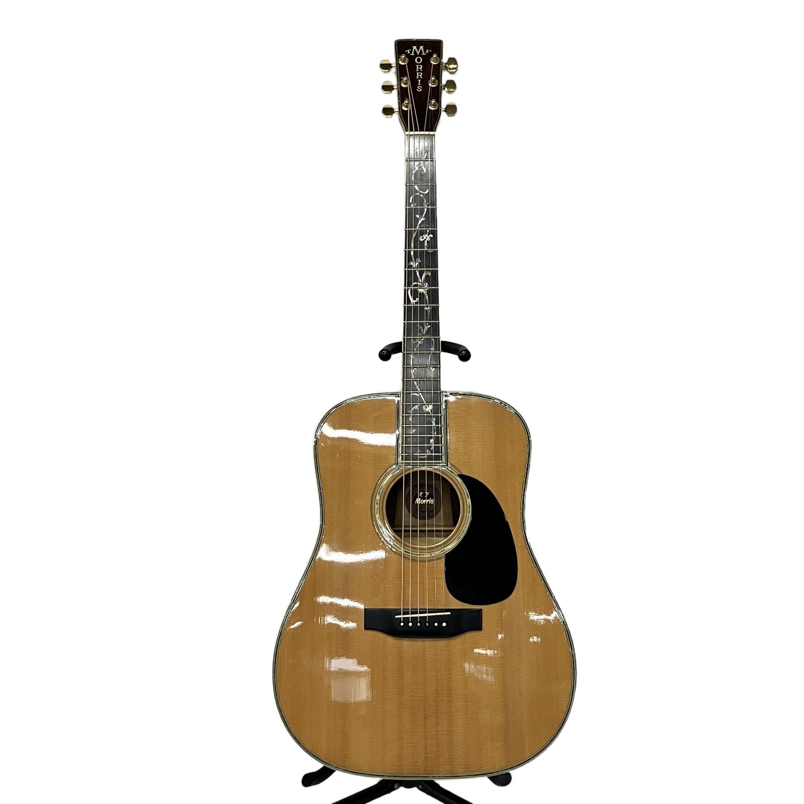 Morris モーリス W-100D アコースティックギター ハードケース付き