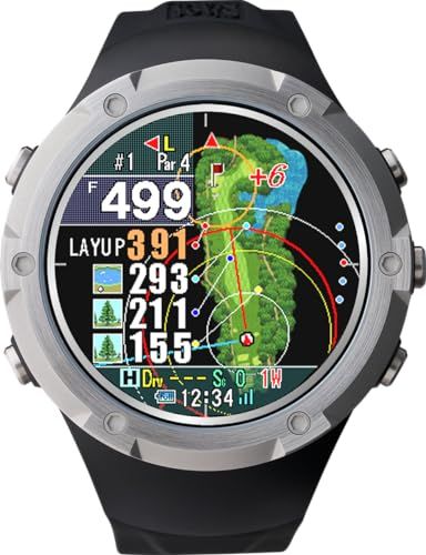 ☆新品☆ショットナビ(Shot Navi) Evolve α(アルファー) ゴルフ GPSナビ 腕時計 1.4インチ大画面カラー液晶 最新GPSチップ「M10」搭載 51e0809d