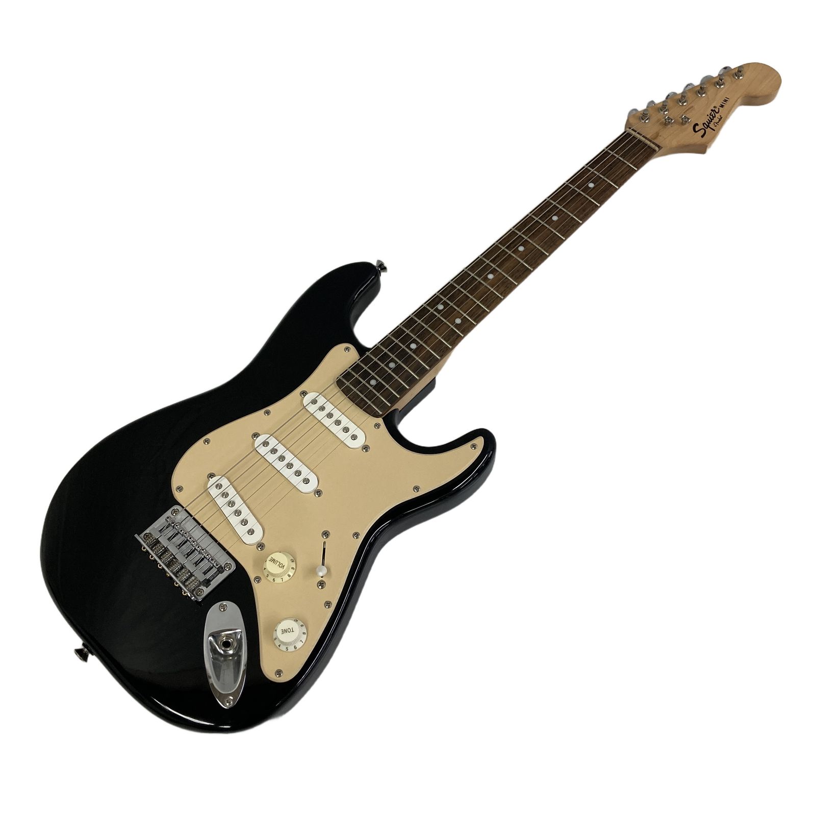 Squier by Fender Mini Stratocaster エレキギター ミニストラトキャスター ブラック 楽器 スクワイヤー 中古 T11289597