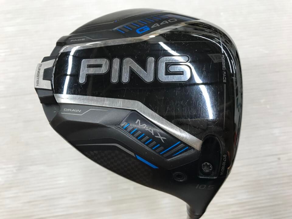 ピン　G440 MAX　TOUR 2.0 CHROME 65　Sフレックス　ドライバー　中古　ゴルフドゥ！成田美郷台店【最短即日発送】