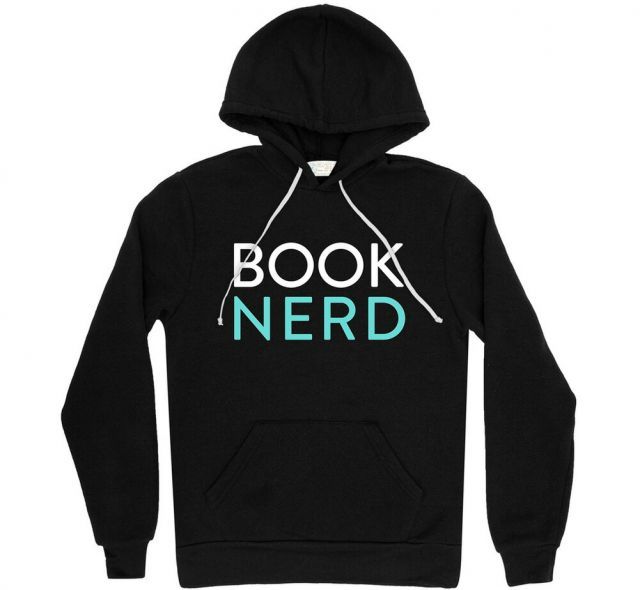 [Out of Print] Book Nerd Hoodie (Black) - アウト・オブ・プリント オリジナル デザイン フード パーカ