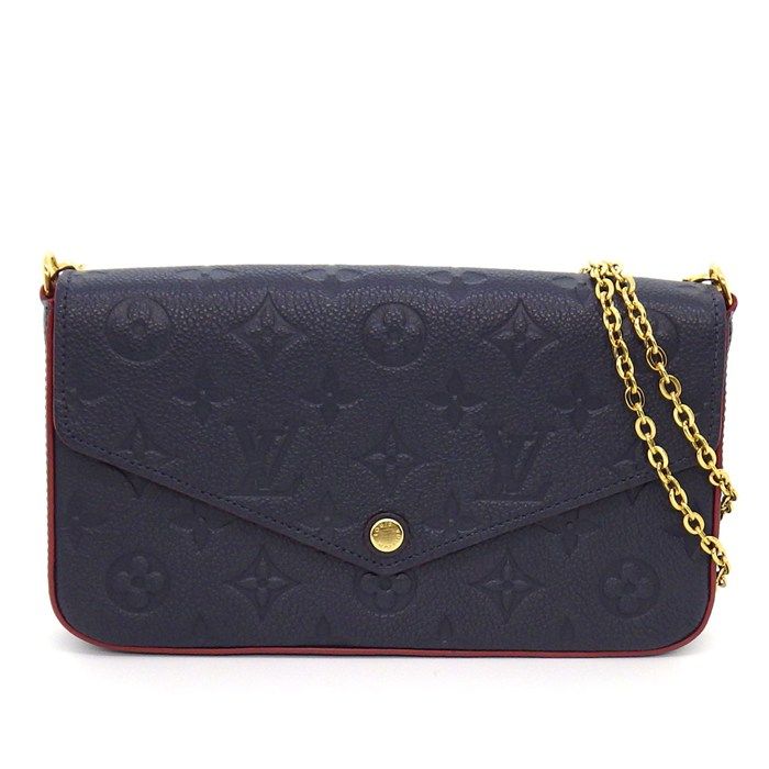 ルイ・ヴィトン LOUIS VUITTON ショルダーバッグ ポシェット フェリシー M64064 2018年 マリーヌルージュ モノグラムアンプラント 【中古】