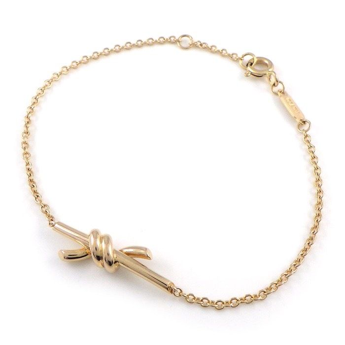 ティファニー Tiffany & Co. ブレスレット ノット 75451873 K18PG 【中古】