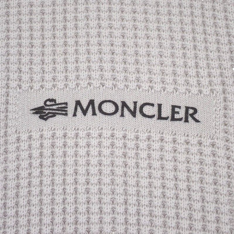 モンクレール MONCLER GIROCOLLO TRICOT ロゴワッペン Lサイズ