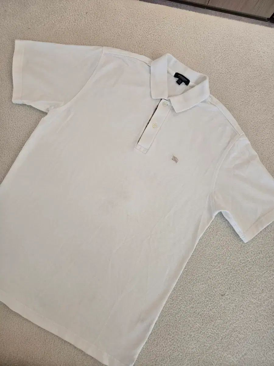 バーバリー 半袖 カラーTシャツ 白