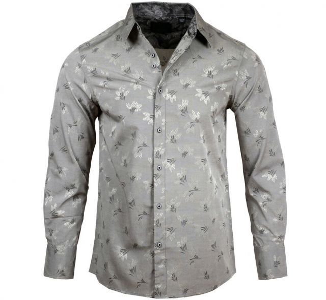 [JIMI HENDRIX COLLECTION] Hey Joe Dress Shirt (E Grey) [RRJH1184-E-GREY] - ジミ・ヘンドリックス シャツ