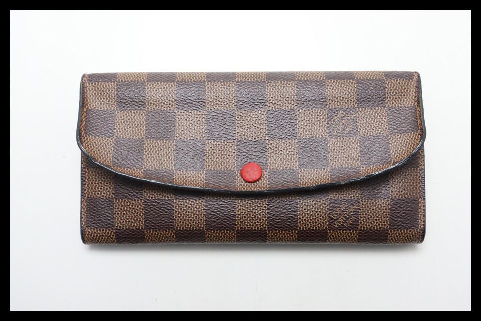 ■LOUIS VUITTON ダミエ ポルトフォイユエミリー レザー 2つ折り長財布 ルイヴィトン ■0528pg49002