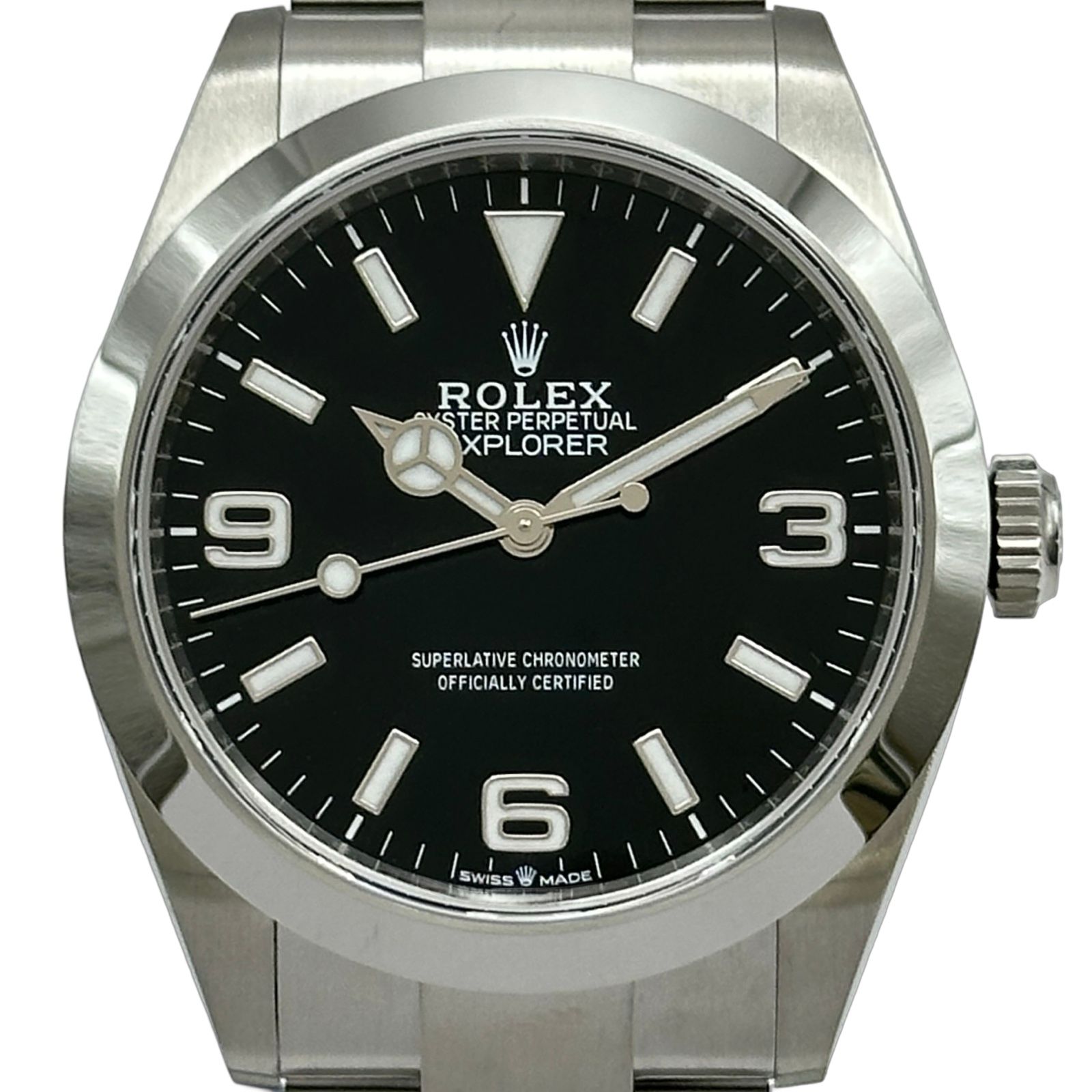 ロレックス ROLEX エクスプローラー40 224270 ブラック ステンレススチール 自動巻き メンズ 腕時計