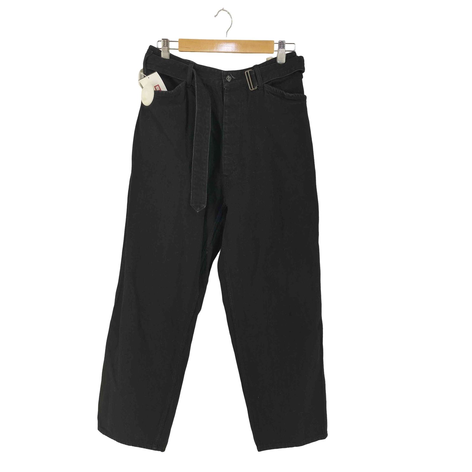 コモリ COMOLI 24AW デニム ベルテッドパンツ メンズ 1