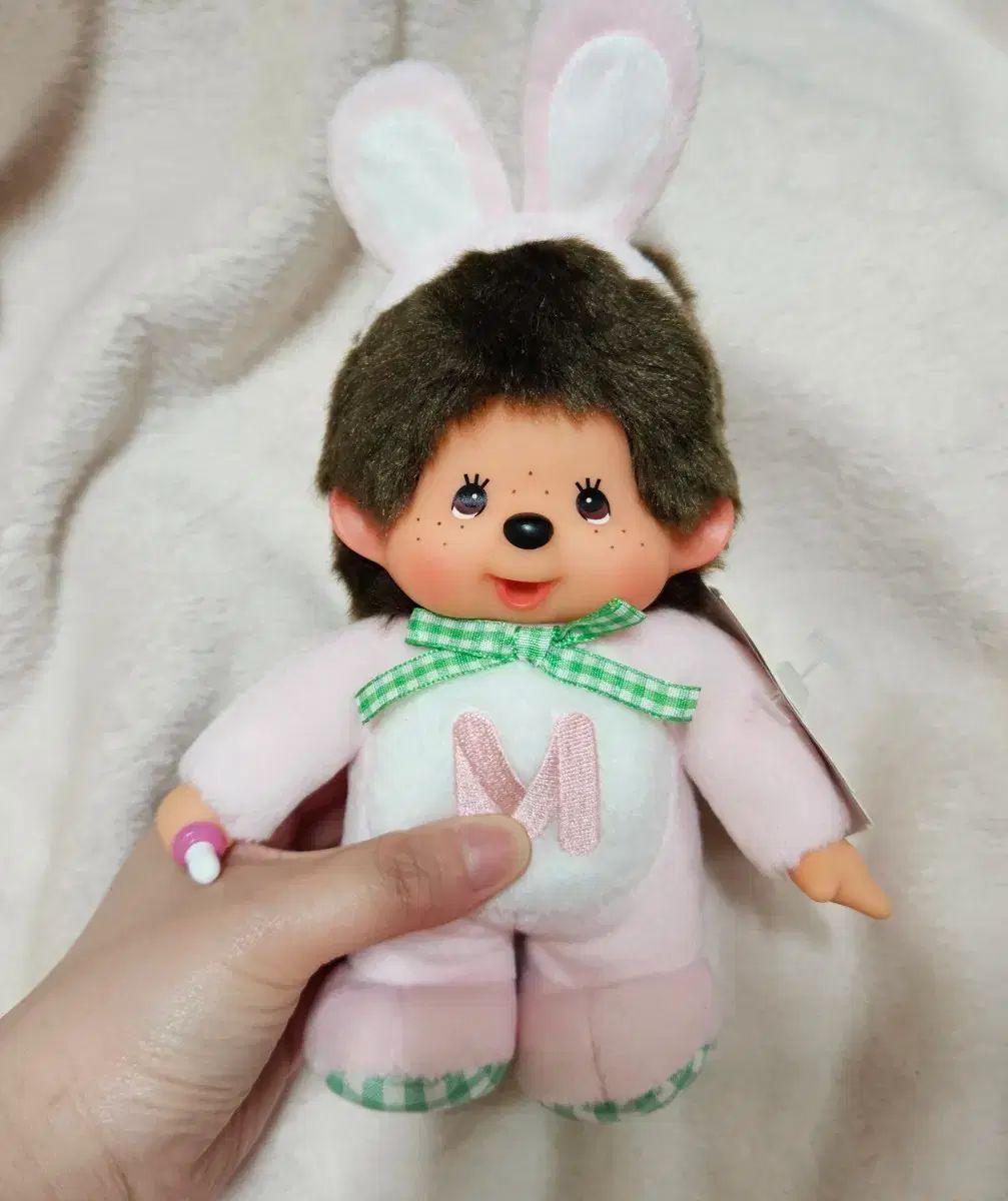 クラシックうさぎボンネット モンチッチ ぬいぐるみ