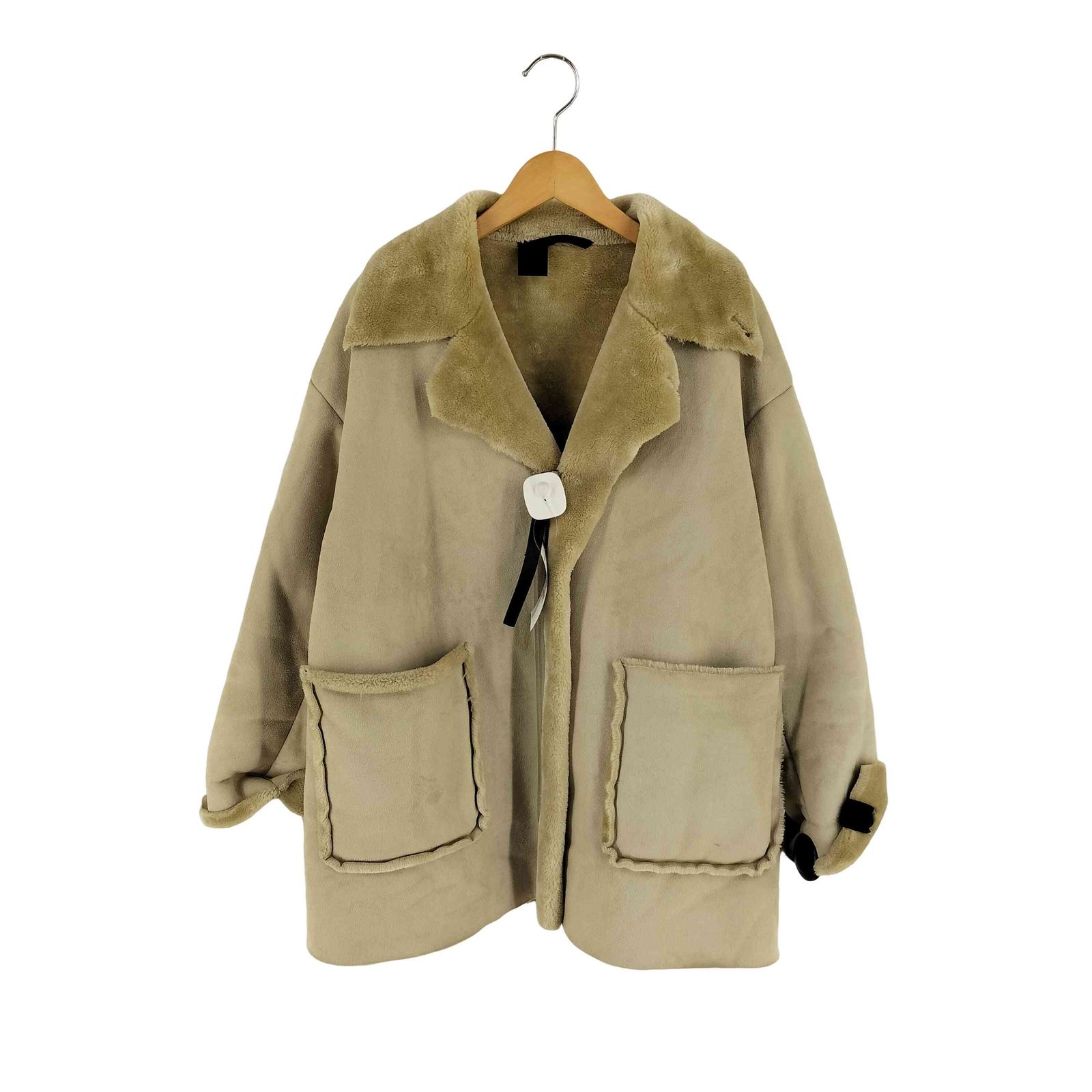 エヌハリウッド N.HOOLYWOOD 24AW mouton half coat ムートンハーフコート レディース JPN：36