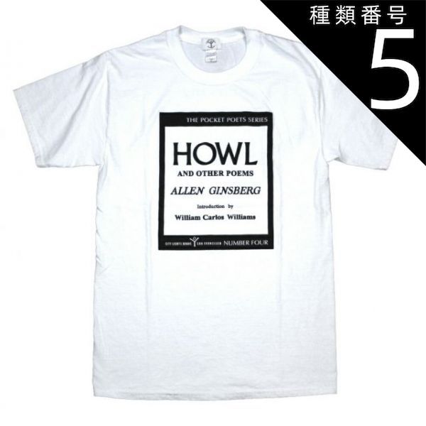 種類5：XX-Large [City Lights Bookstore] Allen Ginsberg / Howl and Other Poems Tee (White) - [シティ・ライツ・ブックストア] アレン・ギンズバーグ Tシャツ