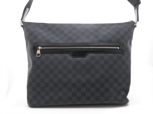 LOUIS VUITTON ルイ・ヴィトン バッグ ミックMM ダミエ・グラフィット N41106 ショルダーバッグ ダミエグラフィットキャンバス ブラック メンズ【中古】437