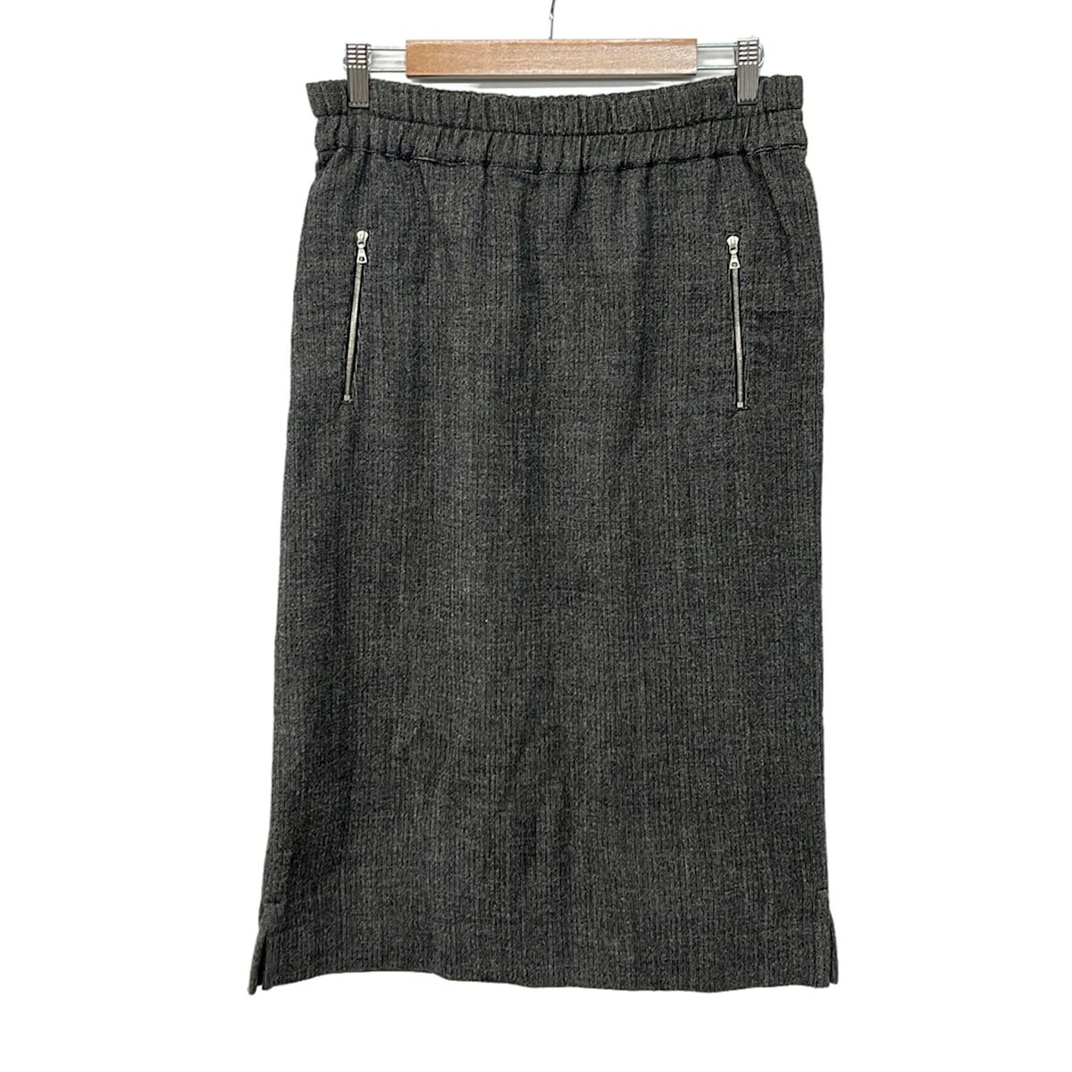 DRIES VAN NOTEN(ドリスヴァンノッテン) ロングスカート サイズ34 S レディース美品 - 黒×白 ウエストゴム
