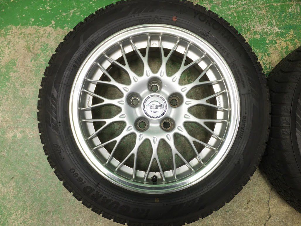 4本価格☆日産 セレナ 純正 BBS 195/60R16 スタッドレス ヨコハマ