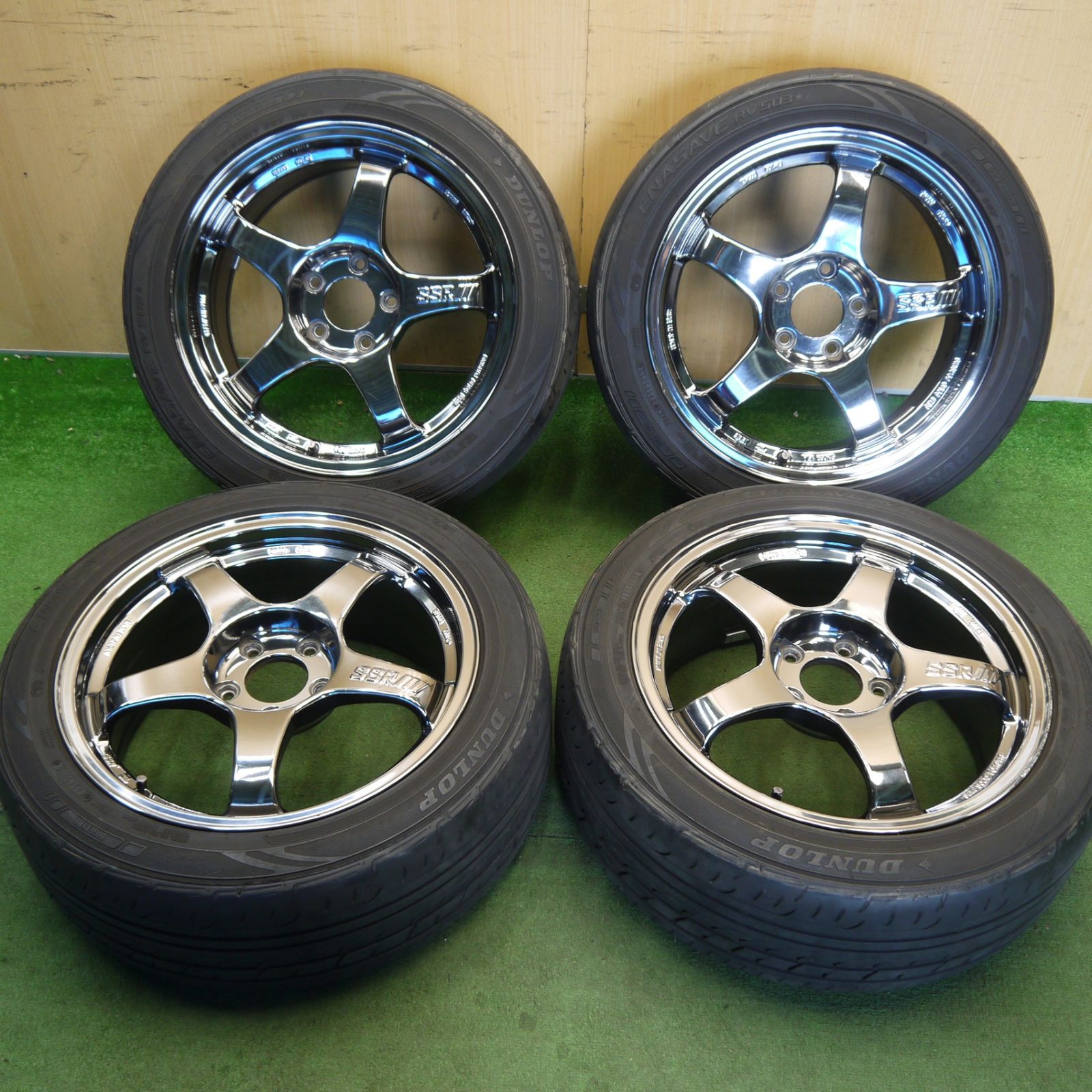 4本価格★SSR INTEGRAL GT2 215/50R17 ダンロップ エナセーブ RV503 インテグラル 17インチ PCD114.3/5H★6051206Hノ