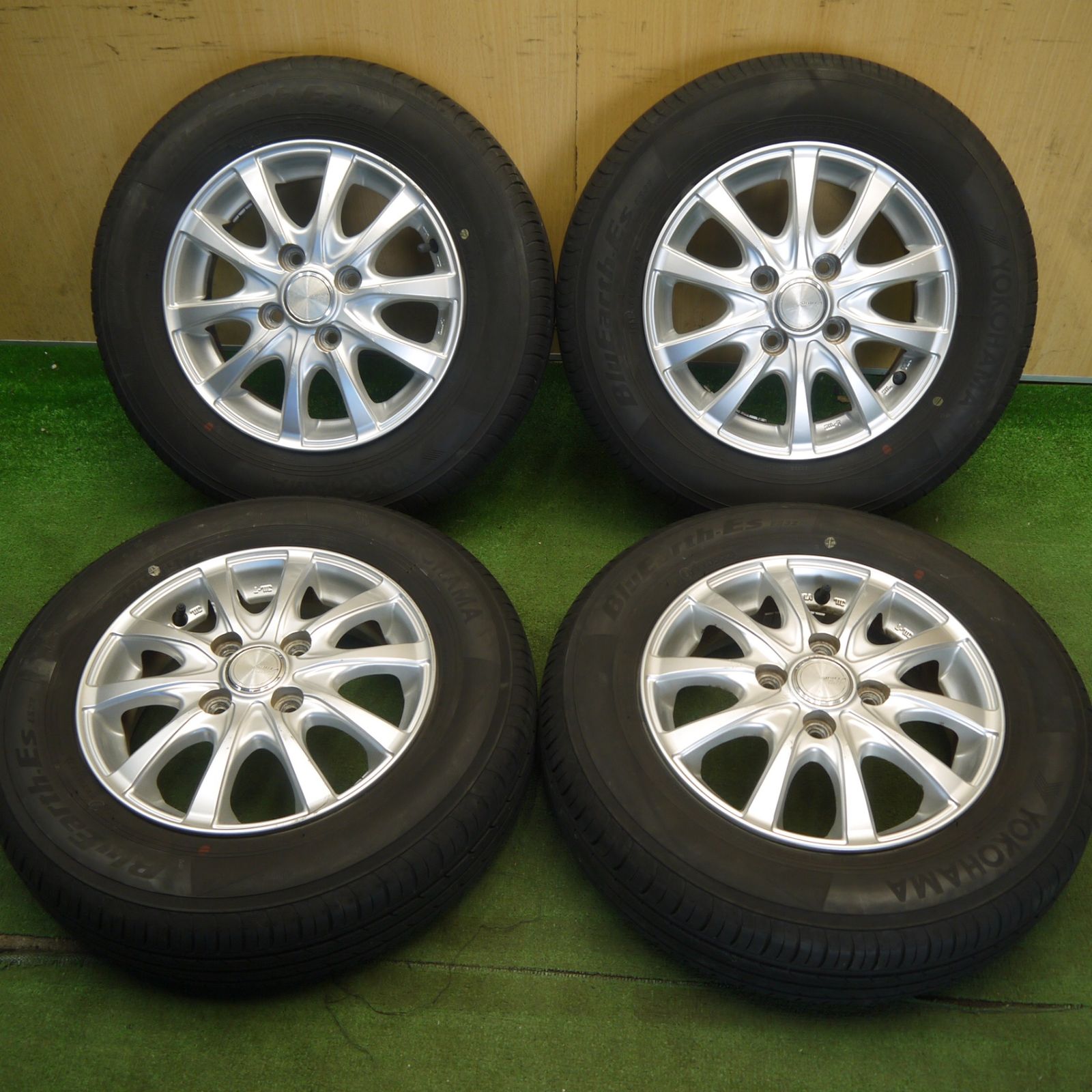 4本価格！22年★145/80R13 ヨコハマ BluEarth-ES ES32 SIBILLA NEXT IR-Z シビラ ネクスト ブルーアース 13インチ PCD100/4H★6052705Hノ