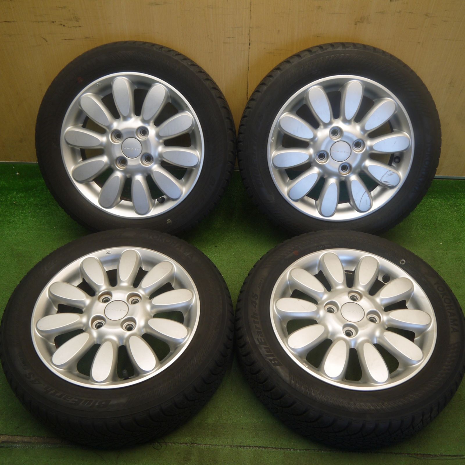 バリ溝！22年！8.5分☆スズキ アルト ラパン 純正 155/65R14 ヨコハマ