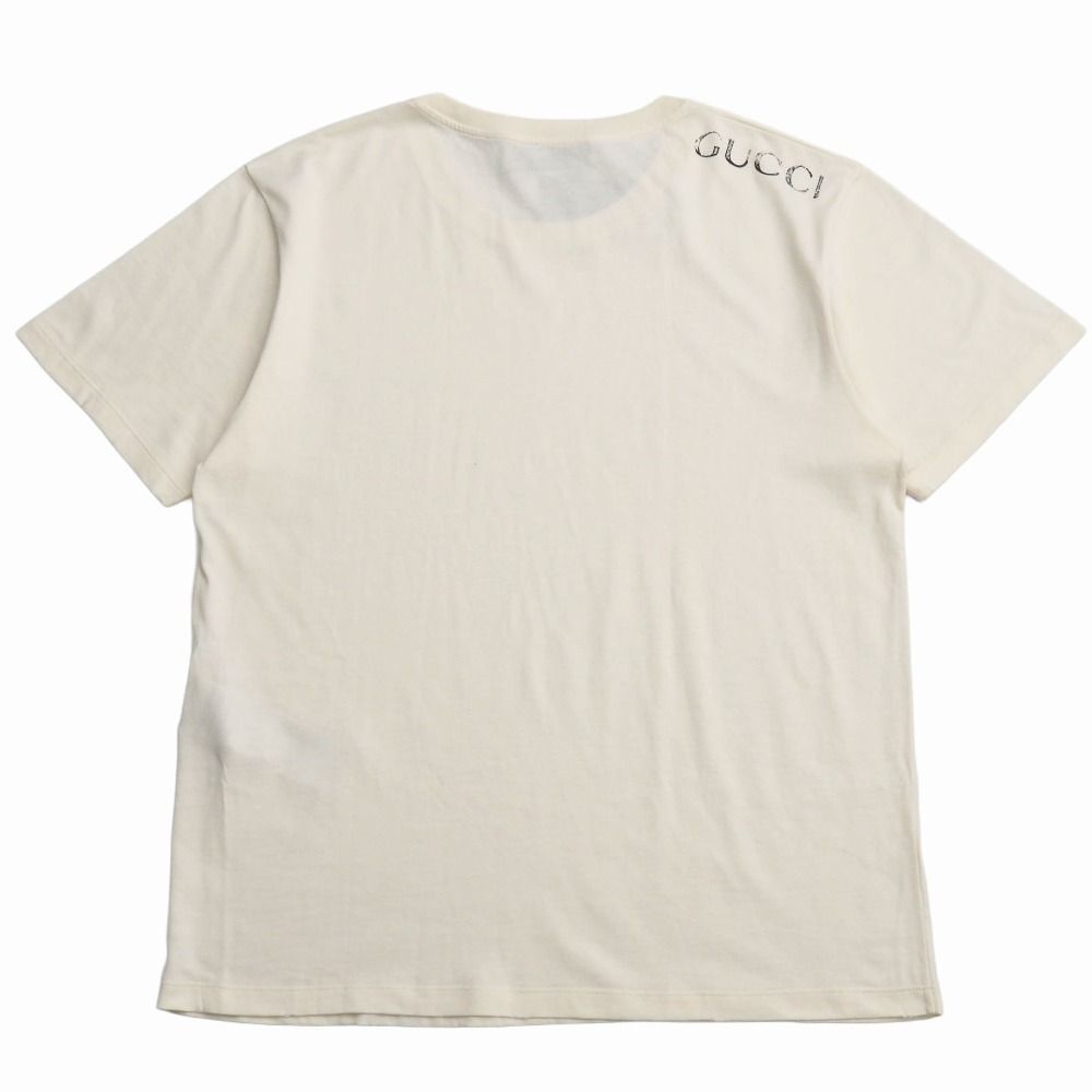 ■未使用品■GUCCI グッチ 半袖Ｔシャツ サイズL ダメージ加工 クルーネック ヴィンテージロゴ イタリア製 20260609/RA9678