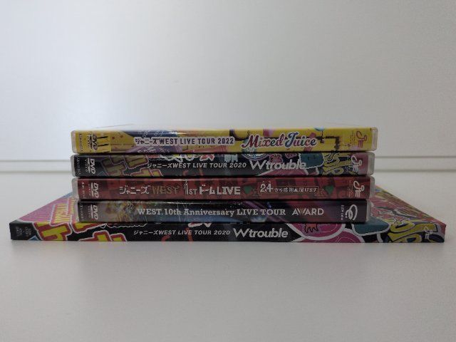 ジャニーズWEST WEST. DVD まとめ売り 15本 WEST LIVE TOUR DVD 15本