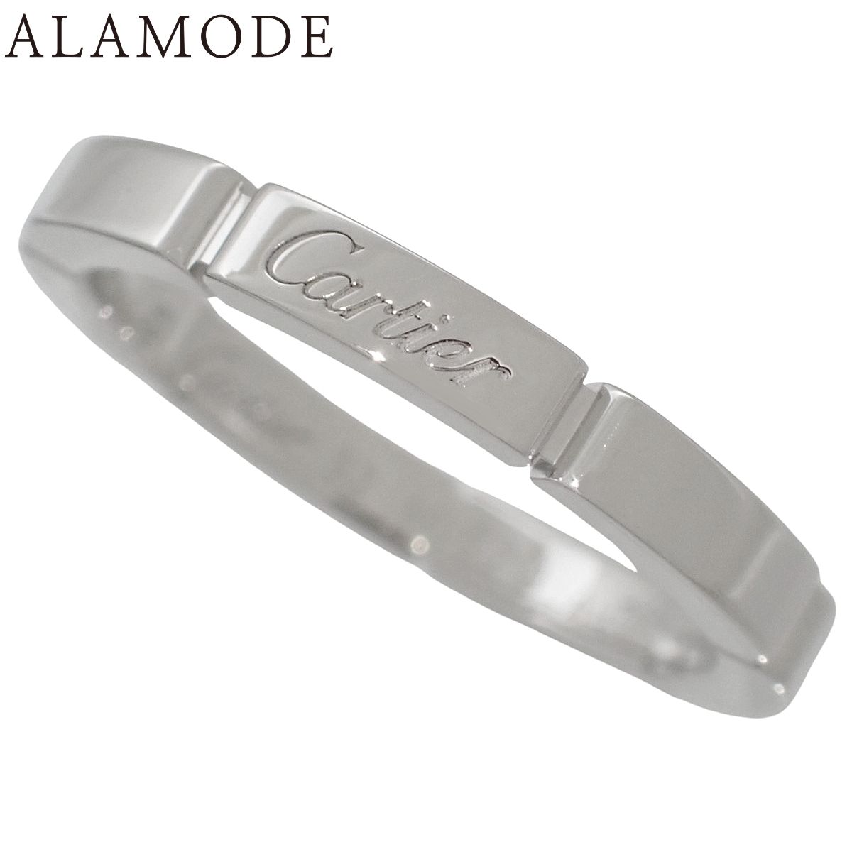 CARTIER(カルティエ) マイヨンパンテール リング ホワイトゴールド K18WG 52 4.2g 指輪 アクセサリー ジュエリー シルバー銀 レディース 40802193298【中古】【アラモード】