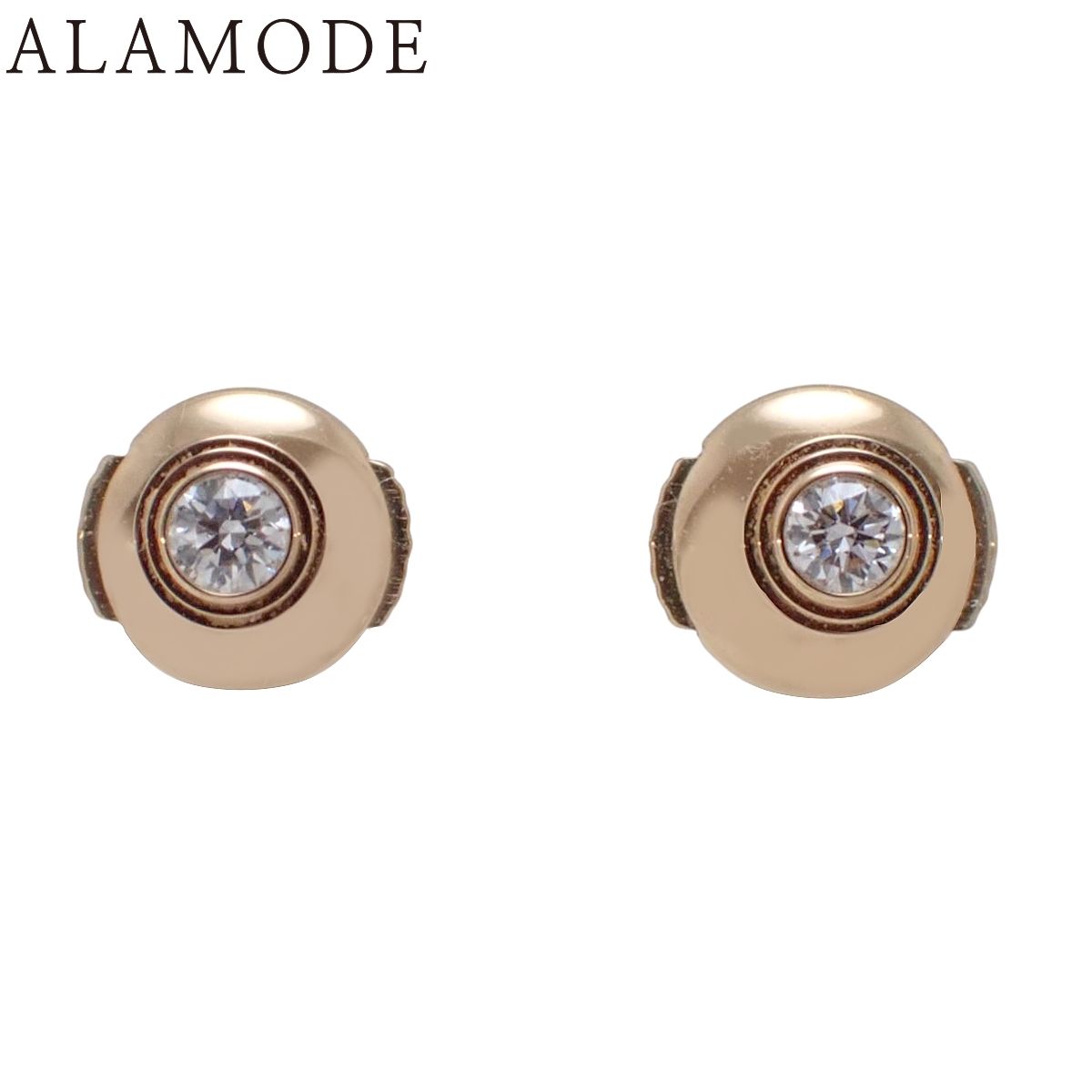 CARTIER(カルティエ) ダムール イヤリング XS ダイヤモンド B8301214 ピンクゴールド K18PG 1.2g アクセサリー ジュエリー ディアマン レジェ 2PD ピンクゴールド レディース 40802195535【中古】【アラモード】