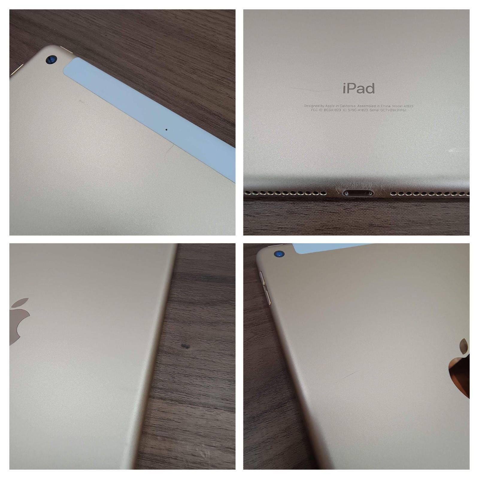 iPad 第5世代 A1823 Wi-Fi + Cellularモデル 32GB ゴールド 動作確認済