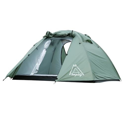 「Shelta Pod×TENPLAY」ドームテント 2人用 1人用 軽量 ソロテント ツーリング 山岳テント アルミ製ポール 自立式 簡単設営 キャノピー ダブルウォール 4シーズン 耐水圧3000mm 二重層 前室 メッシュインナー 前後 25296bf0