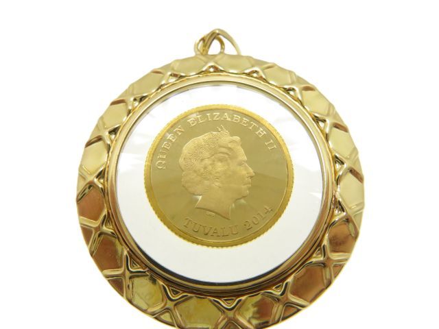 JEWELRY ジュエリー ジュエリー K24/K18/15.1g 貴金属･宝石 ﾄｯﾌﾟ ペンダントトップ K24イエローゴールド K24YG/K18イエローゴールド K18YG イエローゴールド レディース【中古】431