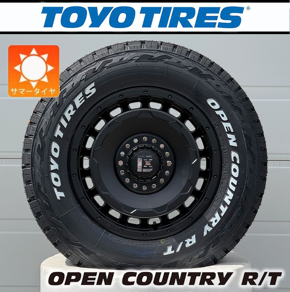 【即納】デリカD5 エクストレイル RAV4｜16インチ LEXXEL SwaGGer トーヨー TOYO オープンカントリー RT 235/70R16 ホワイトレター