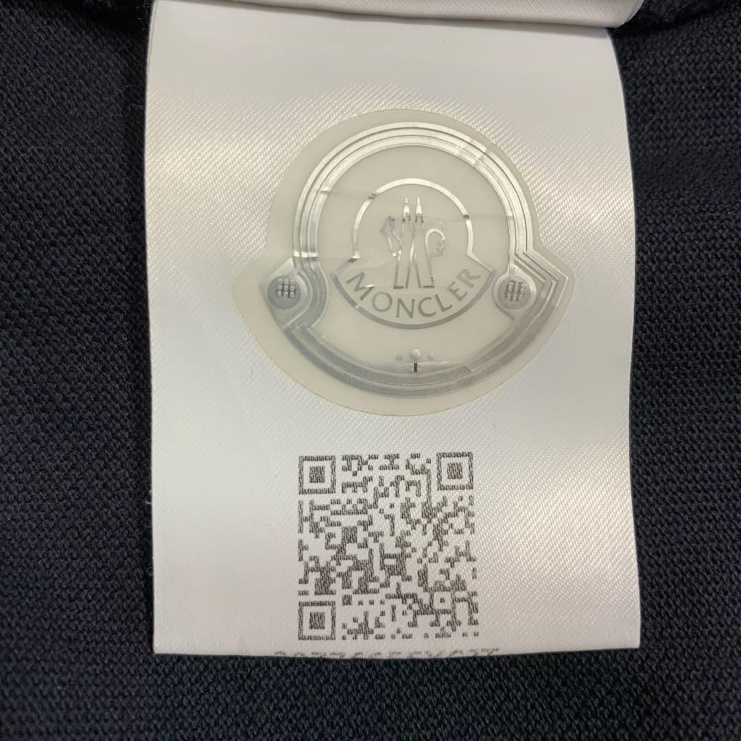 モンクレール 襟ロゴ ネイビー M ポロシャツ 国内正規品 5S589 - メルカリ