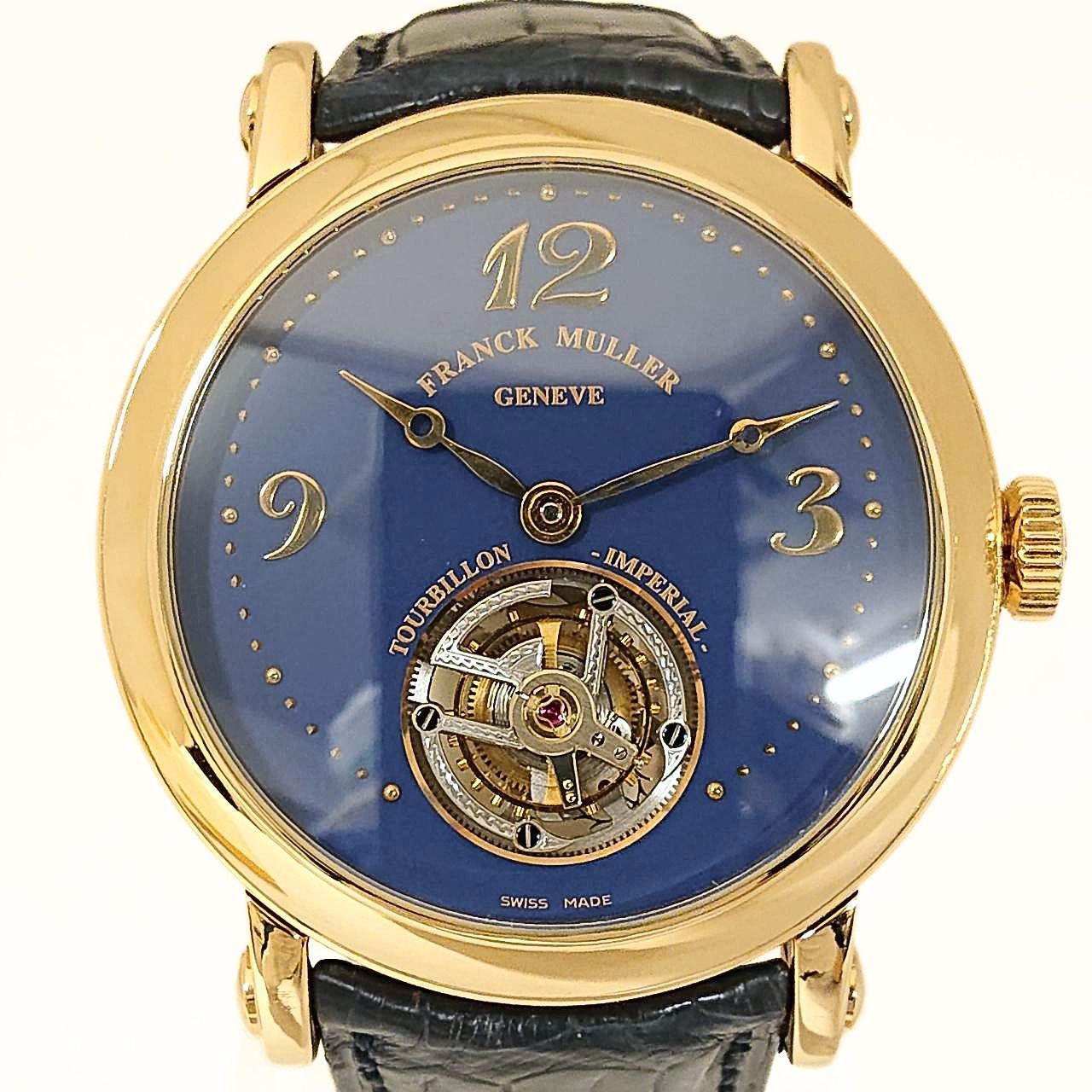 FRANCK MULLER 7002TENG ROUND TOURBILLON Hand-Winding フランクミュラー ラウンド 手巻き ラウンドトゥールビヨン メンズ 腕時計 K18YG