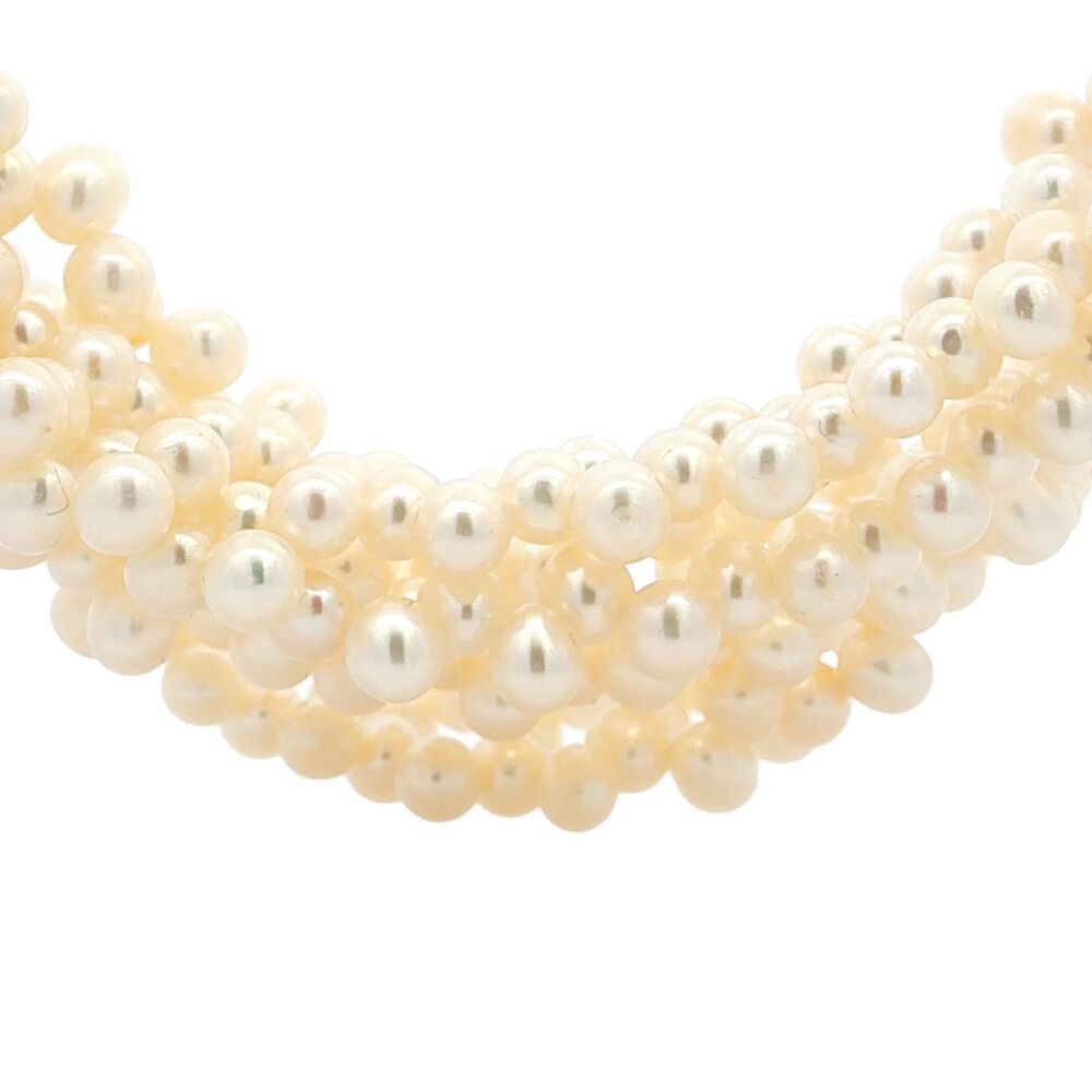 TIFFANY ＆ Co. ティファニー 真珠 パール ネックレス ペンダント Sv925-201.5g シルバー【♀】【A】【レディース】★■616366【中古】