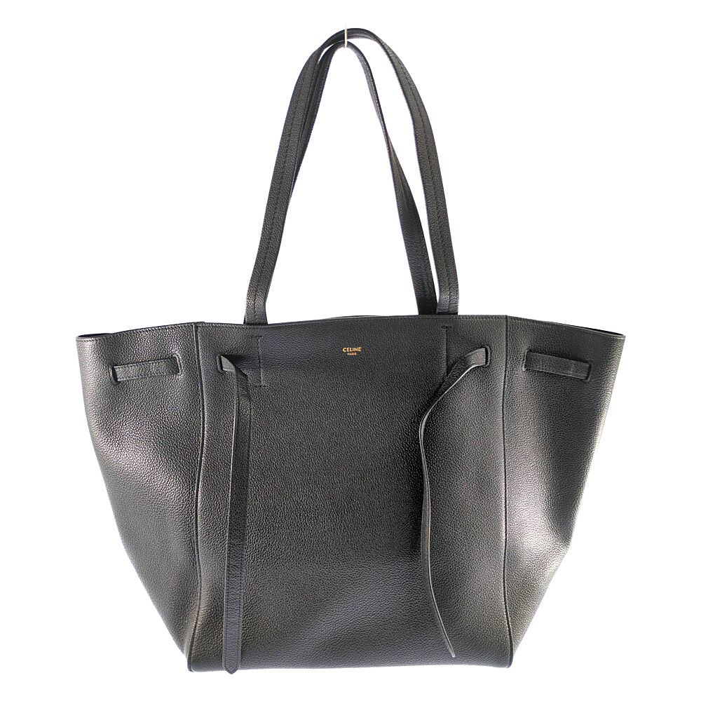 CELINE セリーヌ スモールカバファントム トートバッグ ブラック 通勤 通学【オールシーズン】【A】【メンズ・レディース】★■617113【中古】