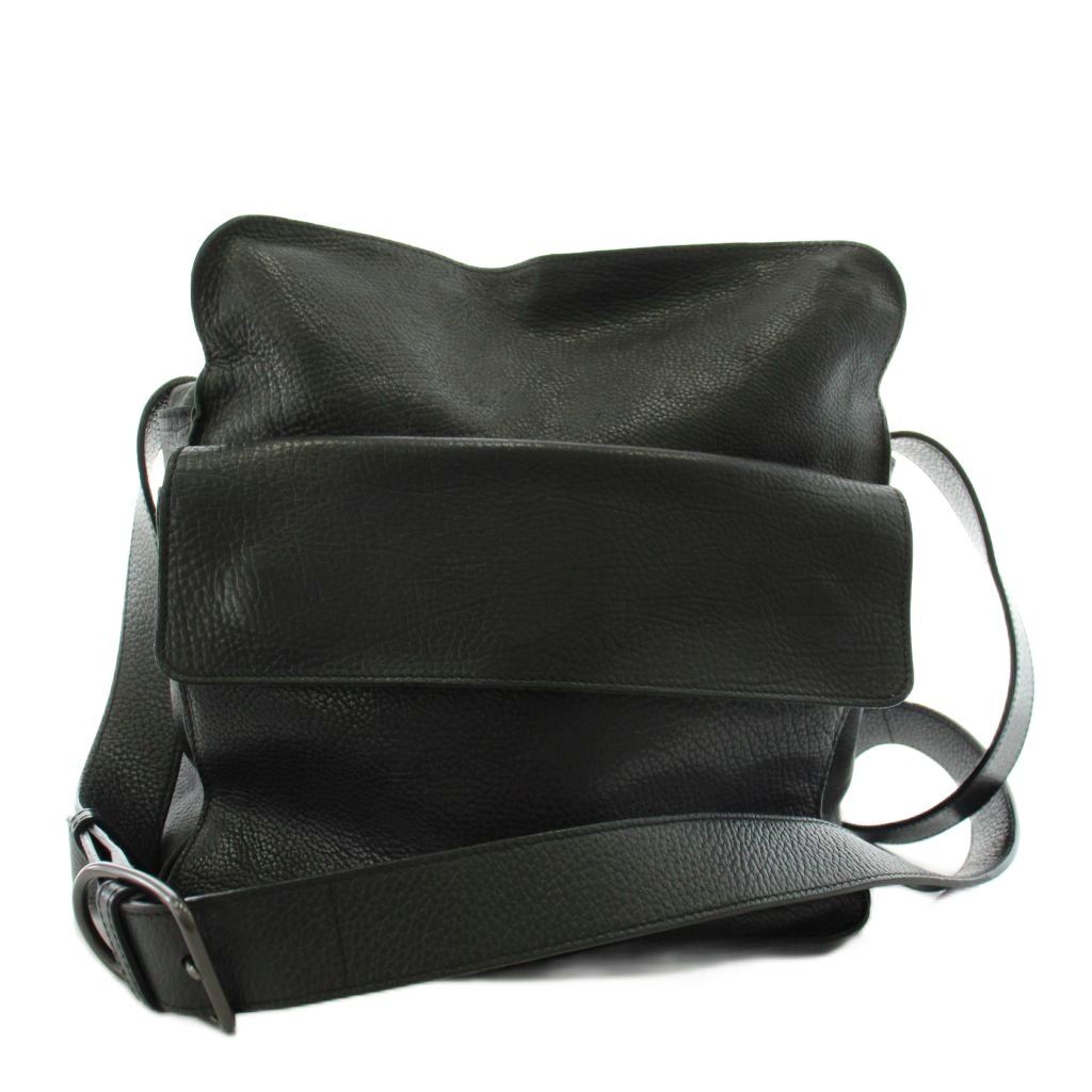 ボッテガヴェネタ BOTTEGA VENETA ショルダーバッグ レザー 黒 ブラック /AN46 ■OH