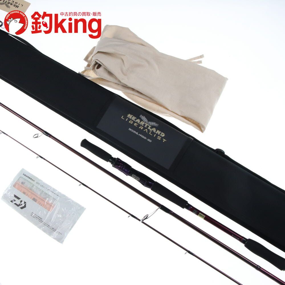 【中古/極上品】 ダイワ ハートランド リベラリスト HL LL 903ML+RSS-22 /G099L ロッド リール ルアー 中古