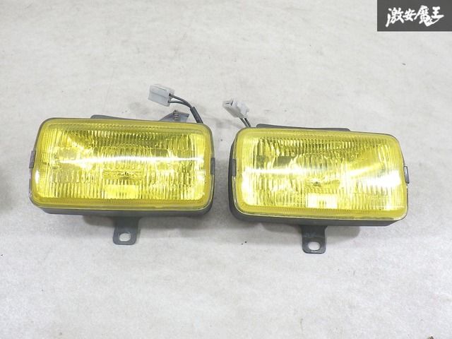 スズキ SUZUKI 純正 角型 イエロー フォグライト 黄色 フォグランプ フォグ 左右 セット レンズ IPF-831 即納 棚13-4-E