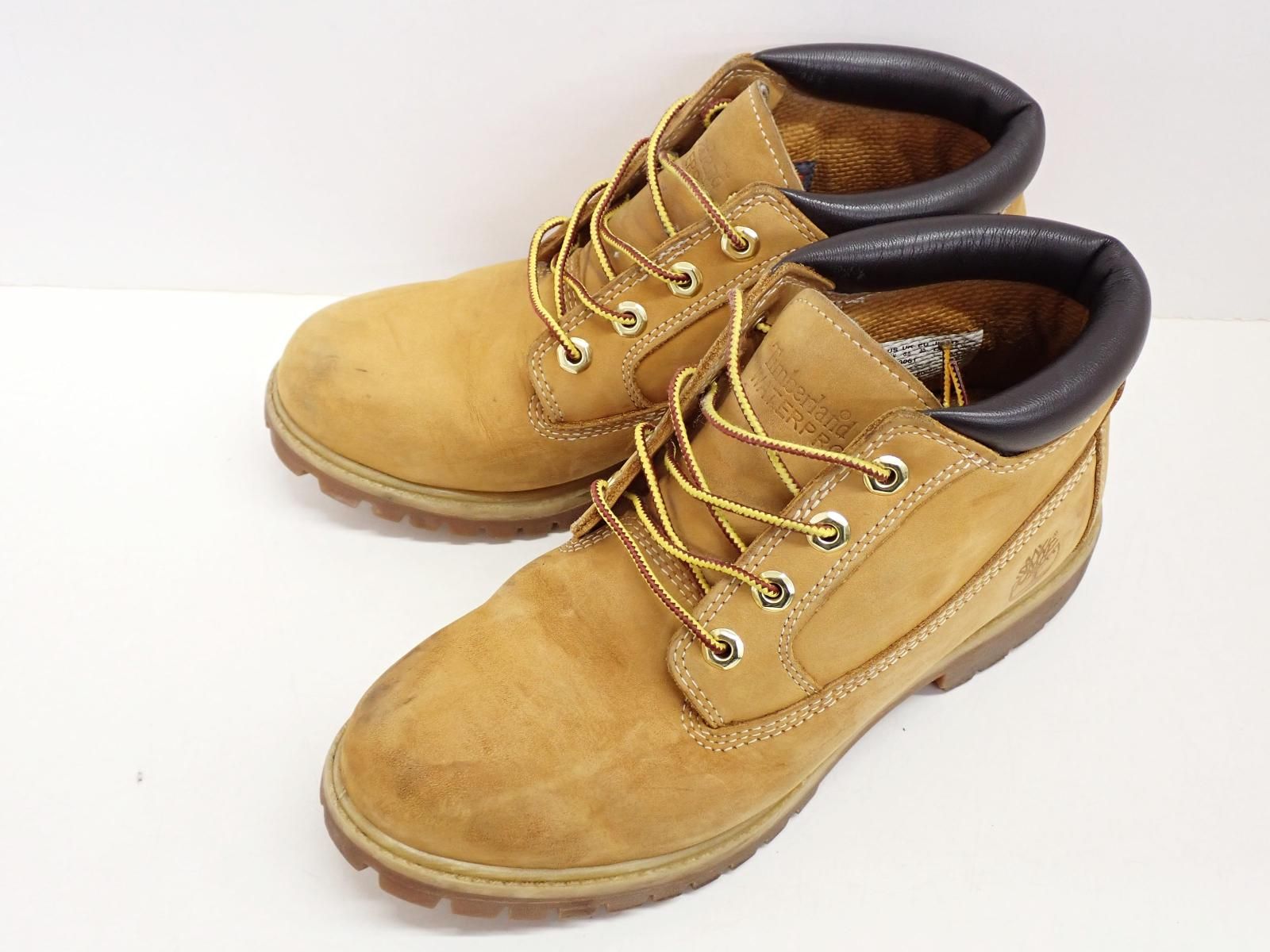★7898☆Timberland ティンバーランド ウォータープルーフ チャッカ ブーツ 23061 CHUKKA ウィートヌバック　25㎝