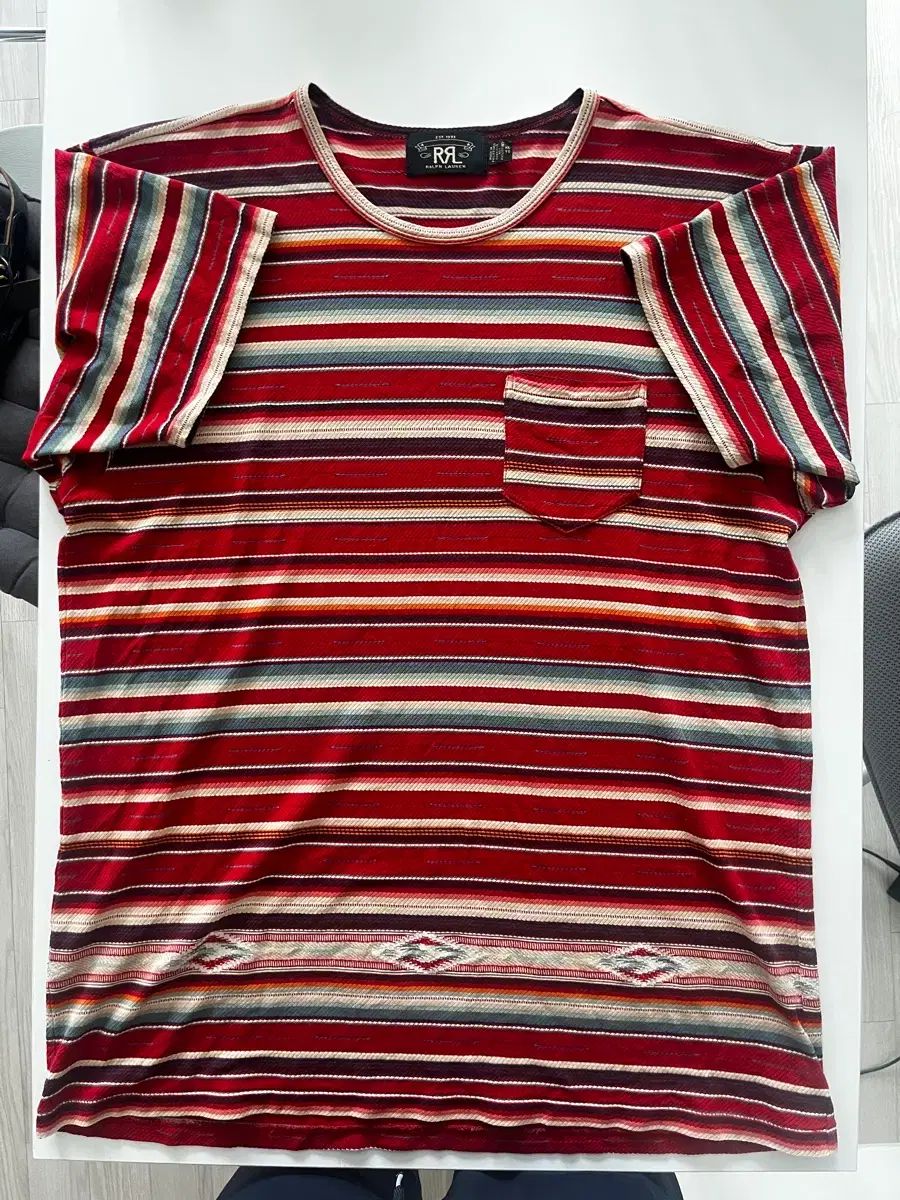 RRA ダブルアールエル ジャカード ジャージ ポケット Tシャツ