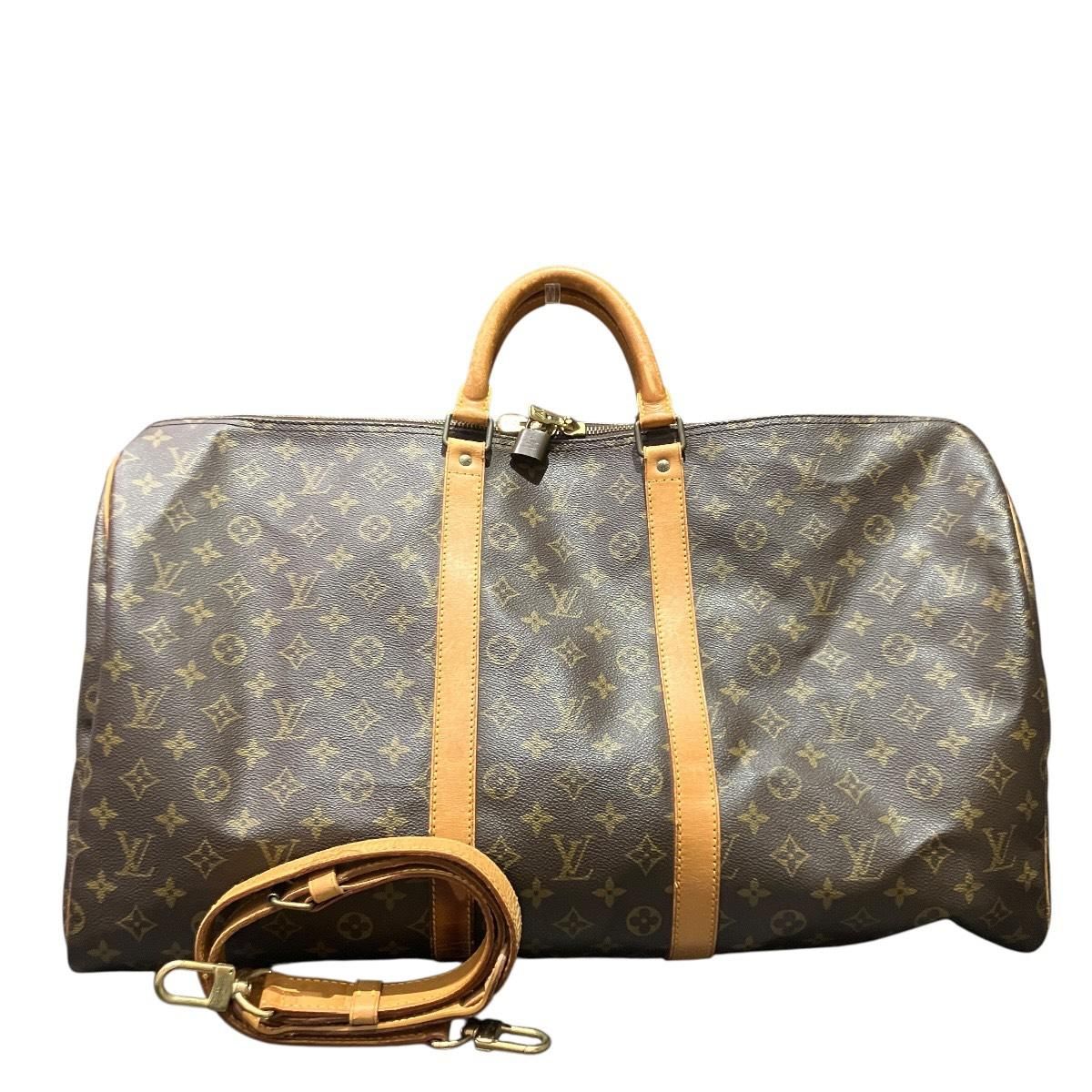 ルイ・ヴィトン LOUIS VUITTON キーポルバンドリエール55 モノグラム ボストンバッグ トアル地 M41414 ユニセックス