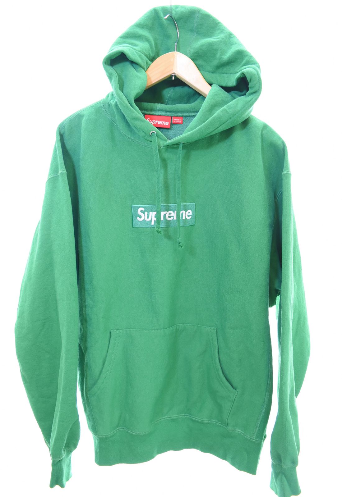 T*1様 Supreme グリーン フード付きパーカー シュプリーム SUPREME 24FW Box Logo Hooded Sweatshirt 起毛 パーカー