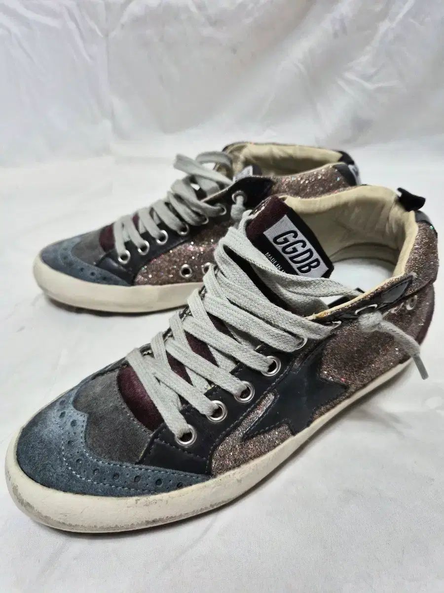 220 GOLDEN GOOSE ゴールデングース ミッドスター グリッター コンビ