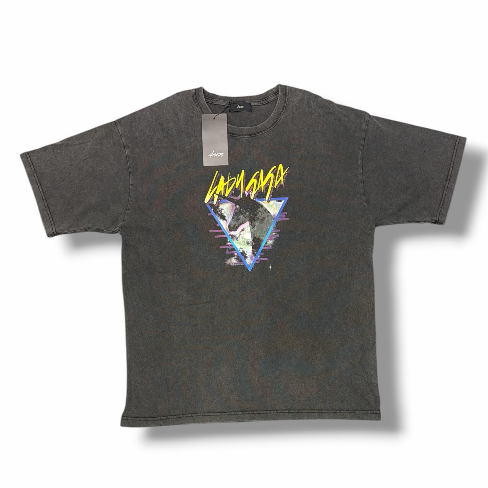 参考上代13200円 未使用 U/MUSIC Lady Gaga Unicorn SS Tシャツ 